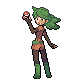 Ace Trainer Female trainer sprite from Pokémon Diamond and Pearl.