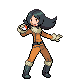 Ace Trainer Snow Female trainer sprite from Pokémon Diamond and Pearl.