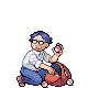 Collector trainer sprite from Pokémon Diamond and Pearl.