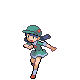 Picnicker trainer sprite from Pokémon Diamond and Pearl.