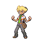Pokémon Trainer Barry trainer sprite from Pokémon Diamond and Pearl.