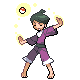 Psychic Male trainer sprite from Pokémon Diamond and Pearl.