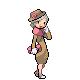 Socialite trainer sprite from Pokémon Diamond and Pearl.