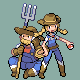 Belle And Pa battle sprite from Pokémon Platinum