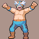 Leader Wake battle sprite from Pokémon Platinum
