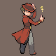 Pi battle sprite from Pokémon Platinum