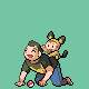 Pokefan Male battle sprite from Pokémon Platinum