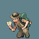 Ruin Maniac battle sprite from Pokémon Platinum