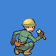 Worker battle sprite from Pokémon Platinum